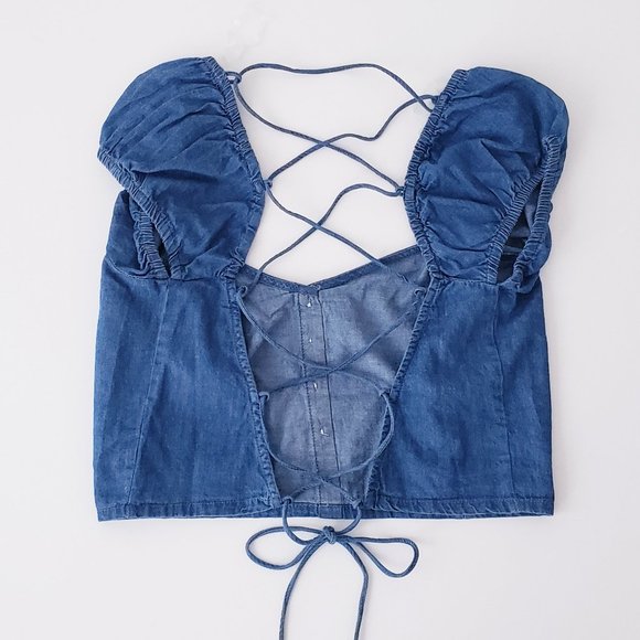 DEREK HEART Tie Back Top - Picture 6 of 10